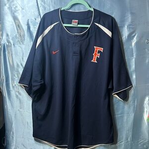 Vintage Cal State Fullerton Titans Baseball Game Used Jacket  #16